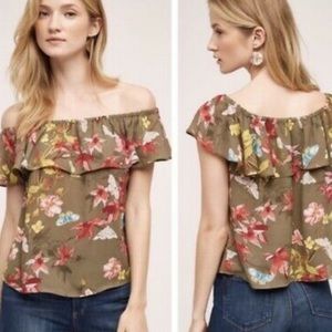 Maeve / Anthropologie Off the Shoulder Top